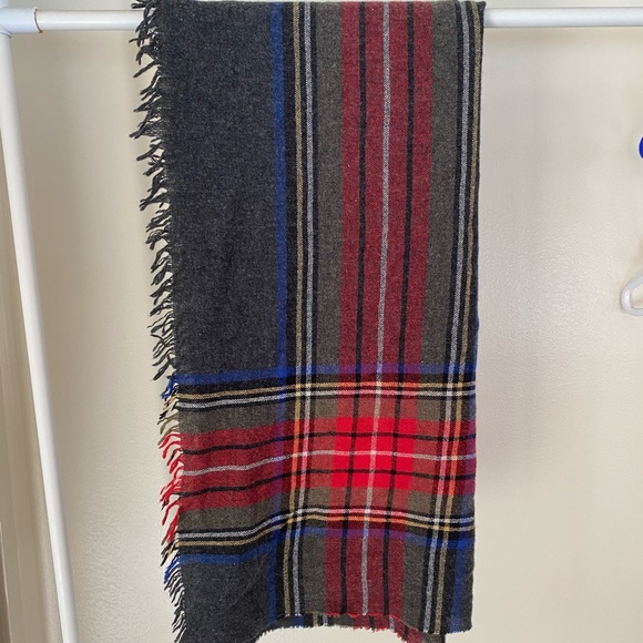 J. Crew Accessories - Jcrew Plaid Blanket Scarf
